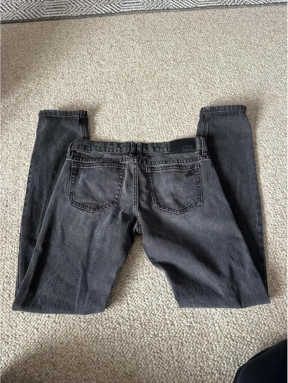 Rude black skinny jeans